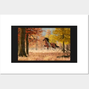 Autumn War Horse Posters and Art